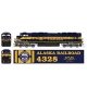 EMD SD70MAC w/Nose Headlight - Standard DC -- Alaska Railroad 4328 100 Years (Anniversary, blue, y, N, Kato USA Inc 1766412