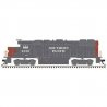 EMD GP38-2 - Standard DC - Silver -- Southern Pacific 4810 (gray, red), HO, Trainman 10004566