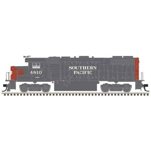 EMD GP38-2 - Standard DC - Silver -- Southern Pacific 4810 (gray, red), HO, Trainman 10004566