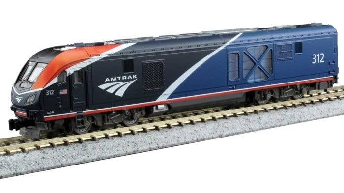 Siemens ALC-42 Charger - Standard DC -- Amtrak 312 (Phase VII Two-Tone Blue, white, red), N, Kato USA Inc 1766054