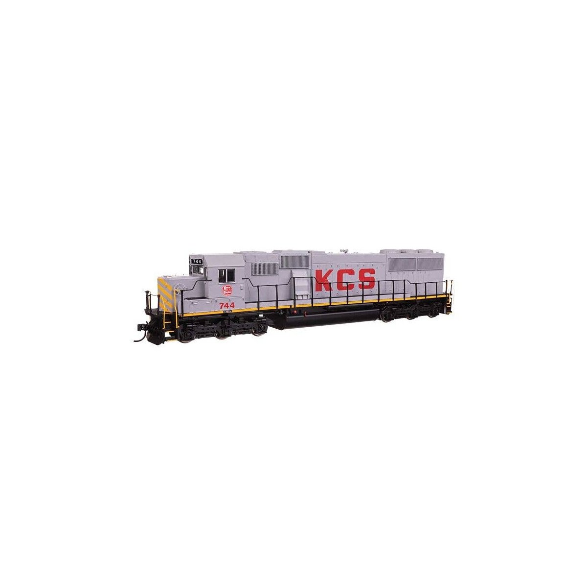 EMD SD60 Spartan Cab - Standard DC -- Kansas City Southern 744, HO, WalthersMainline 9767