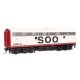 EMD FP7 & F7B - LokSound 5 Sound & DCC -- Soo Line 2501A & 2501C (white, red, black), HO, WalthersProto 42555