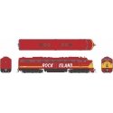 EMD E8A - Sound and DCC -- Rock Island 650 (red, yellow, white), HO, Rapido Trains Inc 28592