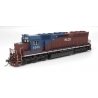EMD SD45 - Sound and DCC - Paragon4(TM) -- Helm Leasing HLCX 6506 (maroon, blue), HO, Broadway Limited Imports 9806