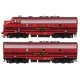 EMD F7 A-B Set - ESU Sound and DCC -- Lehigh Valley 564/565, HO, WalthersMainline 21406