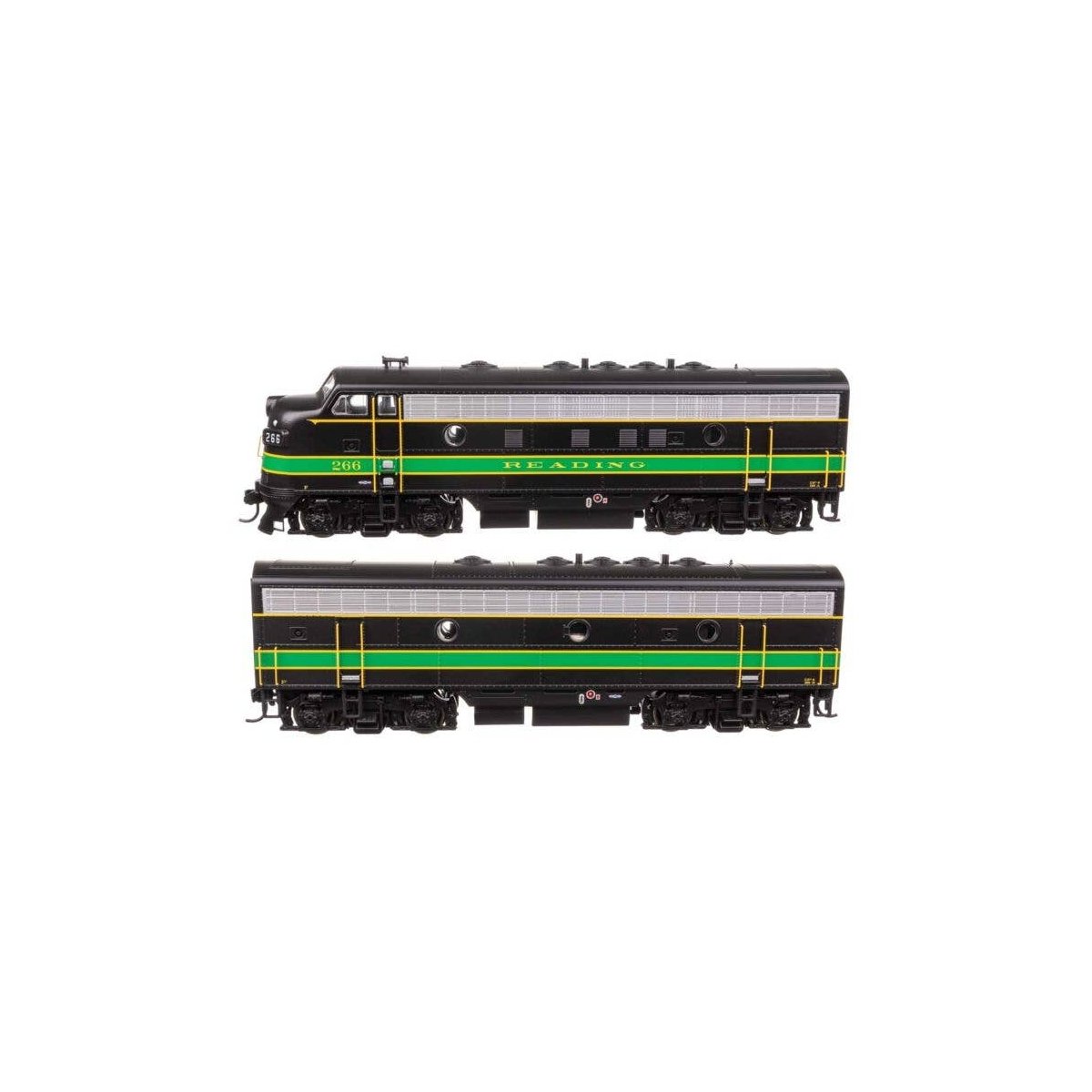 EMD F7 A-B Set - ESU Sound and DCC -- Reading 266A/266B, HO, WalthersMainline 21414