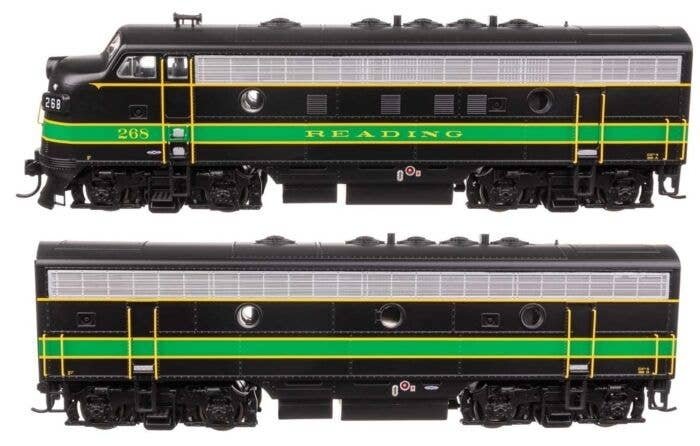 EMD F7 A-B Set - ESU Sound and DCC -- Reading 268A/268B, HO, WalthersMainline 21415