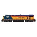 GE ES44AC GEVO - Sound and DCC - Paragon4(TM) -- CSX 1869 (Chessie System Heritage, blue, HO, Broadway Limited Imports 9864