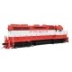 EMD GP35 Phase II - LokSound 5 Sound & DCC -- St. Louis - San Francisco `Frisco` 728, HO, WalthersProto 43310