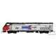 GE P42 Genesis - LokSound and DCC -- Amtrak (50th Anniversary Scheme, Phase I, silver, red, blac, HO, Kato USA Inc 376114LS