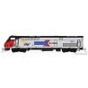 GE P42 Genesis - LokSound and DCC -- Amtrak (50th Anniversary Scheme, Phase I, silver, red, blac, HO, Kato USA Inc 376114LS