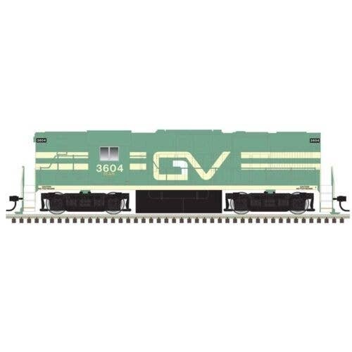 Alco RS11 - LokSound & DCC - Classic Gold -- Genessee Valley 3604 (green, yellow), HO, Atlas Model Railroad Co. 10004540