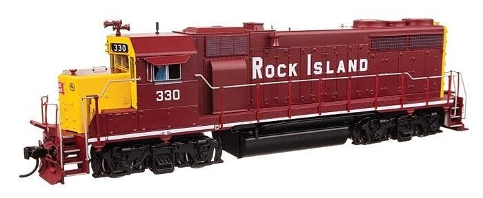 EMD GP35 Phase II - LokSound 5 Sound & DCC -- Rock Island 330, HO, WalthersProto 43308