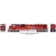 EMD SD90/43MAC - DCC -- Canadian Pacific 9155 (red, white, gold), N, Kato USA Inc 1765627DCC