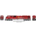 EMD SD90/43MAC - DCC -- Canadian Pacific 9155 (red, white, gold), N, Kato USA Inc 1765627DCC
