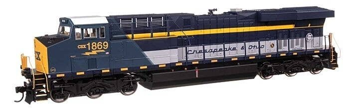 GE ES44AC Evolution Series GEVO - ESU Sound & DCC -- CSX 1869 (Chesapeake & Ohio Heritage), HO, WalthersMainline 20226