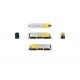 EMD F7A - Sound and DCC - Paragon4(TM) -- Santa Fe 344 (Yellowbonnet, silver, yellow, blu, N, Broadway Limited Imports 9244