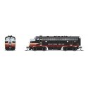 EMD F7A - Sound and DCC - Paragon4(TM) -- Cotton Belt SSW 931 (Black Widow, black, red), N, Broadway Limited Imports 9251