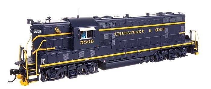 EMD GP7 - Standard DC -- Chesapeake & Ohio 5806, HO, WalthersProto 49418