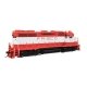 EMD GP35 Phase II - Standard DC -- Frisco 727, HO, WalthersProto 50309