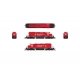 EMD SD40-2 Low Nose - Standard DC - Stealth -- Canadian Pacific 6610 (red, white, Golden , N, Broadway Limited Imports 9485