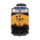GE ES44AC Evolution Series GEVO - Standard DC -- CSX 1973 (Chessie System Heritage), HO, WalthersMainline 10228