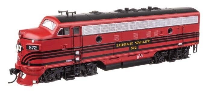 EMD F7 A - ESU Sound and DCC -- Lehigh Valley 572, HO, WalthersMainline 21409