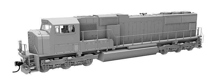 EMD SD75I - ESU(R) Sound & DCC -- Undecorated, HO, WalthersMainline 21019