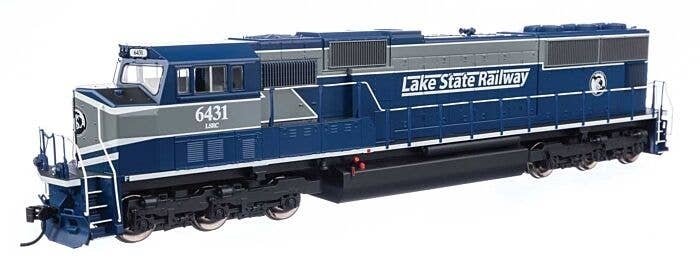EMD SD70M - ESU(R) Sound & DCC -- Lake State Railway 6431 (blue, gray, black, white), HO, WalthersMainline 21009