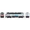 EMD F40PH Commuter Version - DCC -- Metra 104 City of Chicago (Commemorative Scheme, white, bla, N, Kato USA Inc 176CHICDCC