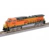 GE AC4400CW - Standard DC -- BNSF Railway 5656 (H1, orange, Pullman Green, yellow), N, Kato USA Inc 1767114