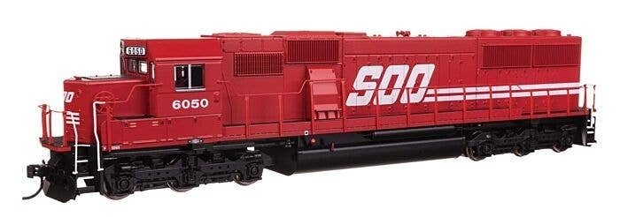 EMD SD60 Spartan Cab with ESU(R) Sound and DCC -- Soo Line 6050, HO, WalthersMainline 19772