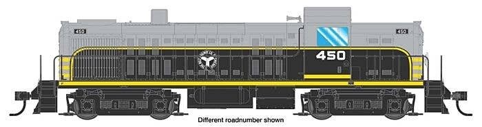 Alco RS2 - ESU(R) Sound & DCC -- Belt Railway of Chicago 456 - Air-cooled stack (black, gray, y, HO, WalthersMainline 20702