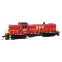 Alco RS2 - ESU(R) Sound & DCC -- Green Bay & Western 302 - Water-cooled stack (red, black, whit, HO, WalthersMainline 20707