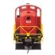 Alco RS2 - ESU(R) Sound & DCC -- Green Bay & Western 302 - Water-cooled stack (red, black, whit, HO, WalthersMainline 20707