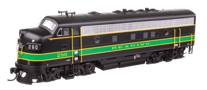 EMD F7 A - Standard DC -- Reading 280A, HO, WalthersMainline 11417