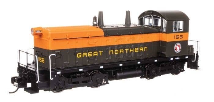 EMD NW2 Phase V - Standard DC -- Great Northern 155, HO, WalthersMainline 10628
