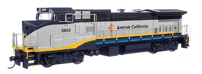 GE Dash 8-32BWH - ESU(R) Sound & DCC -- Amtrak California(SM) 2053, HO, WalthersMainline 19566