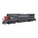 GE Dash 8-40B - ESU(R) Sound & DCC -- Southern Pacific(TM) 8018 (gray, red, white large SP on n, HO, WalthersMainline 19572