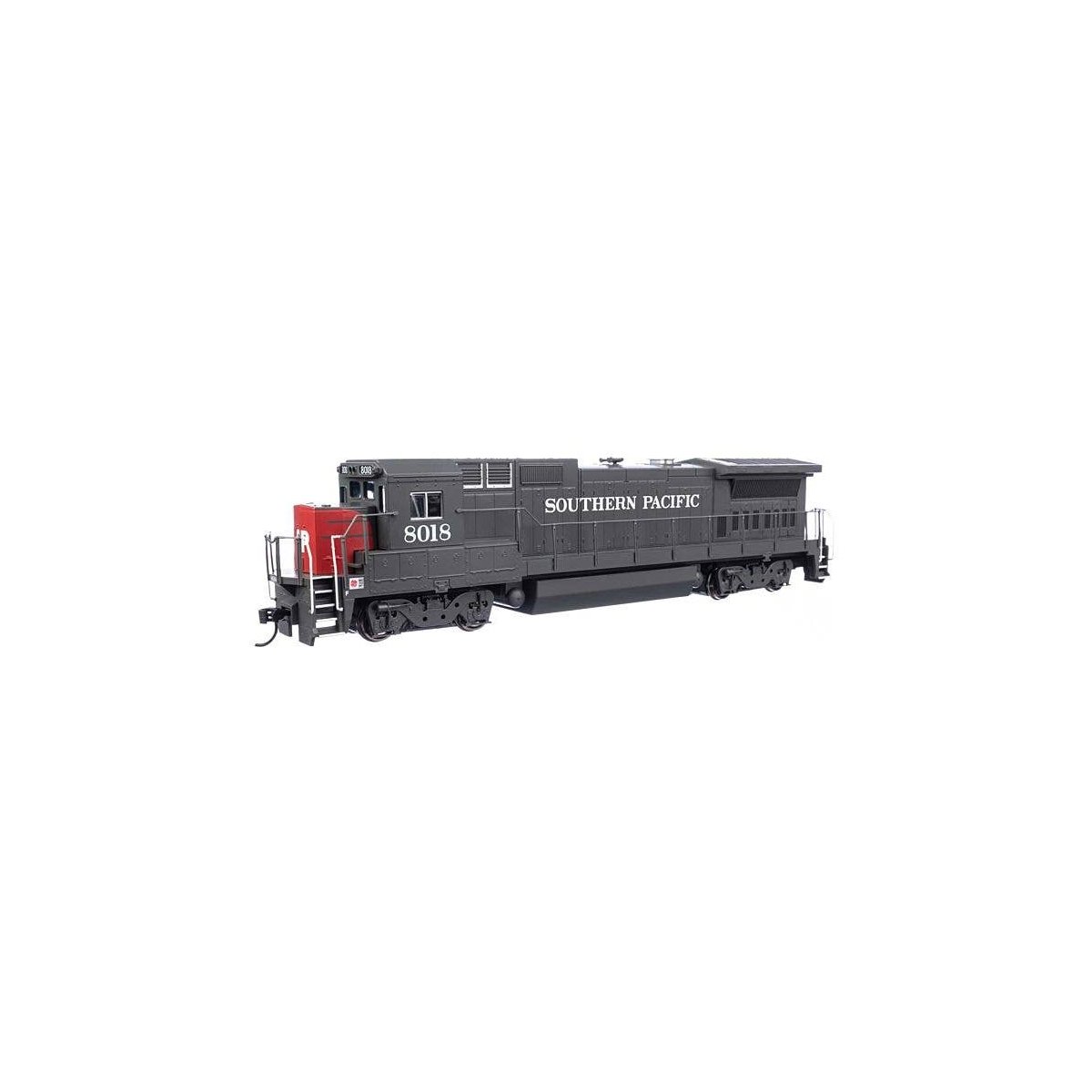 GE Dash 8-40B - ESU(R) Sound & DCC -- Southern Pacific(TM) 8018 (gray, red, white large SP on n, HO, WalthersMainline 19572