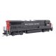 GE Dash 8-40B - ESU(R) Sound & DCC -- Southern Pacific(TM) 8018 (gray, red, white large SP on n, HO, WalthersMainline 19572