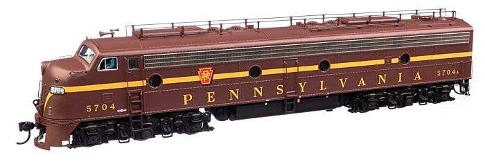 EMD E8A - Standard DC -- Pennsylvania Railroad Class EP-22 5704A (Tuscan, single-stripe), HO, WalthersProto 49906