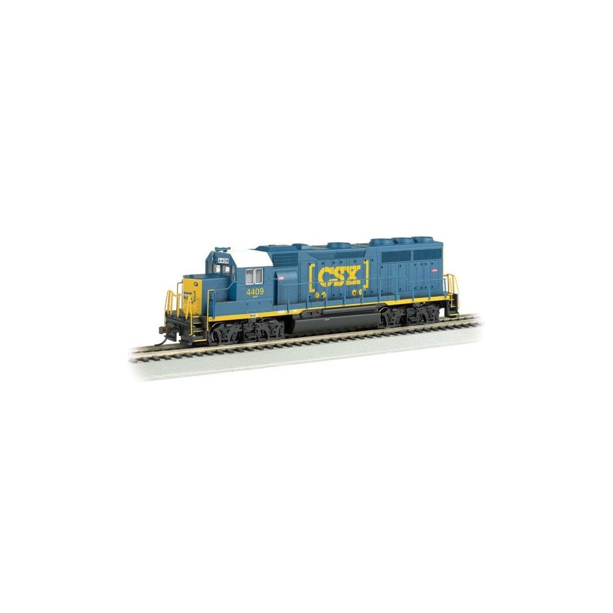 EMD GP40 - Standard DC -- CSX 4409 (Dark Future, blue, yellow), HO, Bachmann Industries 63530
