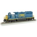 EMD GP40 - Standard DC -- CSX 4409 (Dark Future, blue, yellow), HO, Bachmann Industries 63530