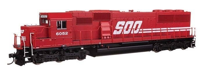 EMD SD60 Spartan Cab - Standard DC -- Soo Line 6052, HO, WalthersMainline 9773