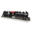 USRA 0-6-0 with Vanderbilt Tender - Standard DC with Smoke -- Seaboard Air Line 221 (black, , HO, Bachmann Industries 50716