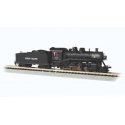 Baldwin 2-8-0 Consolidation - Sound and DCC -- Union Pacific 414 (black, graphite), N, Bachmann Industries 51356