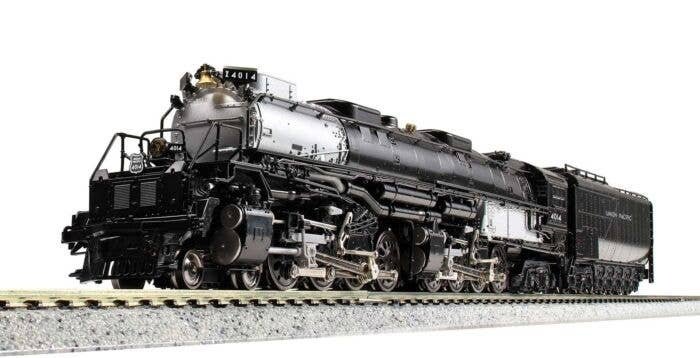 4-8-8-4 Big Boy with Oil Tender - Standard DC -- Union Pacific 4014 (2021 Version black, Graphite), N, Kato USA Inc 1264014