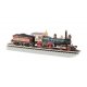 4-4-0 with Coal Tender Load - Sound and DCC -- Union Pacific 119 (Russian Iron black, red, b, HO, Bachmann Industries 52707
