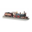 4-4-0 with Coal Tender Load - Sound and DCC -- Union Pacific 119 (Russian Iron black, red, b, HO, Bachmann Industries 52707
